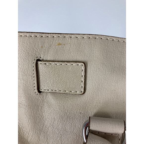 MICHAEL KORS HAMILTON LARGE IVORY LEATHER SHOULDER BAG - Picture 5 of 16